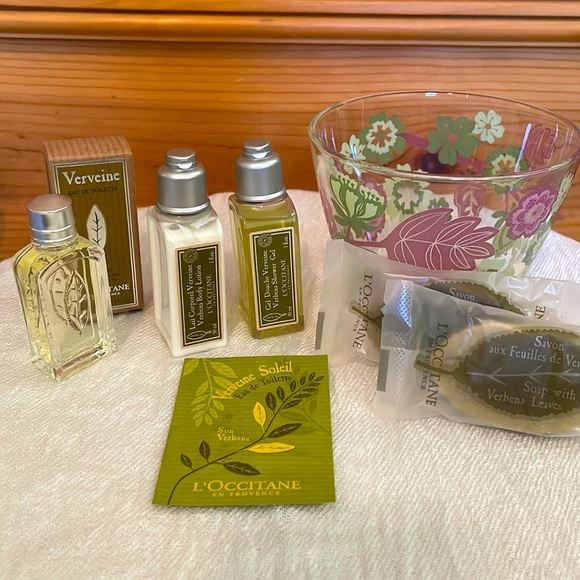 L'OCCITANE Other - **HOST PICK**   NEW L’occitane verbena scent gift set in glass floral bowl